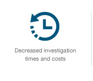 Decreased investigation times and cost