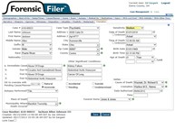 Cremation Data Entry Screen